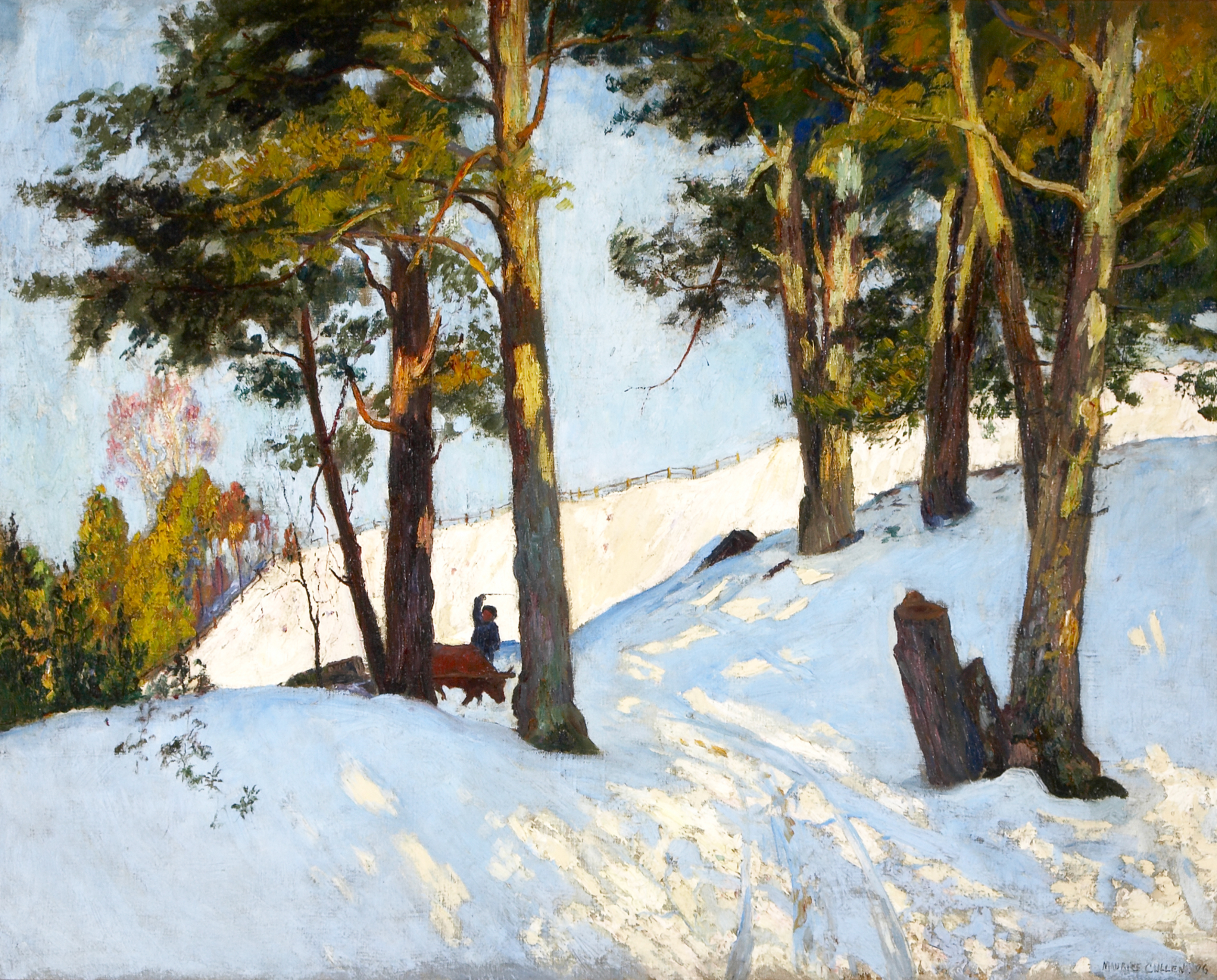  Le Canada et l’impressionnisme. Nouveaux horizons, 1880-1930 : Cullen Maurice, Logging in winter beaupre